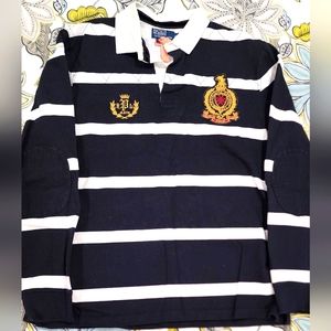 Ralph Lauren Polo Crest Vintage Rugby sz L